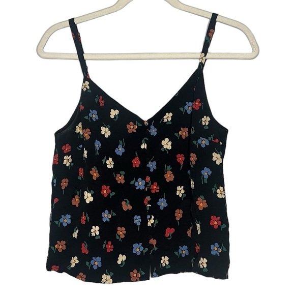 Madewell Button-Down Cami in Pressed Flowers 2 - Picture 2 of 8
